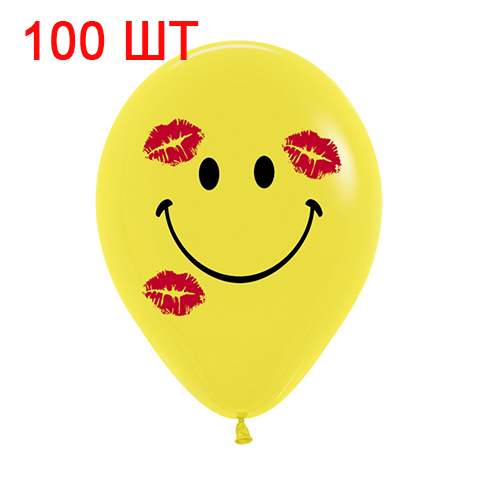 100 шариков с поцелуями