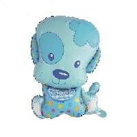Купить фольгированный шар на праздник "Маленький щенок мальчик 71 см"в интернет-магазине Шары-и-Шарики.ру