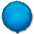 Голубой фольгированный круг