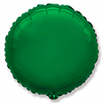 Зеленый фольгированный круг