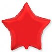 Красная фольгированная звезда