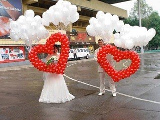 Заказать шары на свадьбу