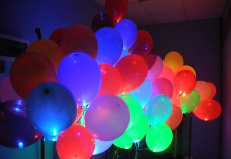 Светодиодные воздушные шары купить в Москве в компании 